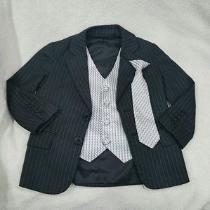 Coat, vest with tie